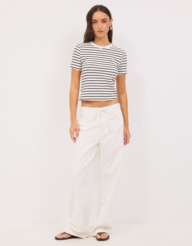 Calli - Stripe Baby Tee