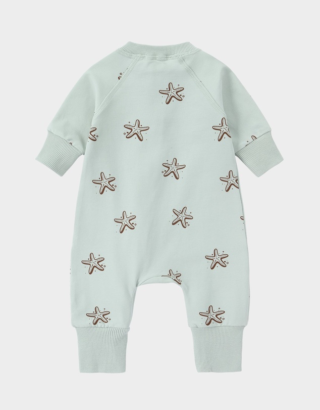 Susukoshi - Terry Relaxed Zip Suit. Starfish
