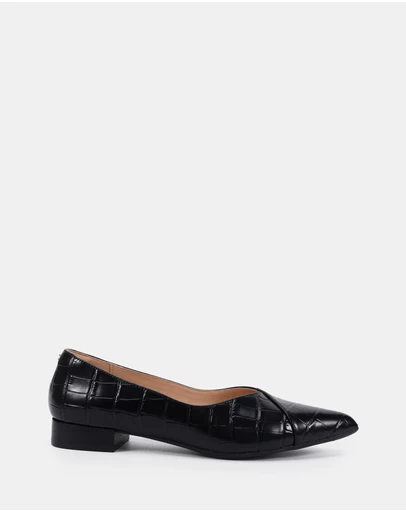 Clarks - Corrine Black Croc