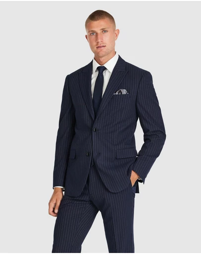 Tarocash - Valor Pinstripe Suit Jacket