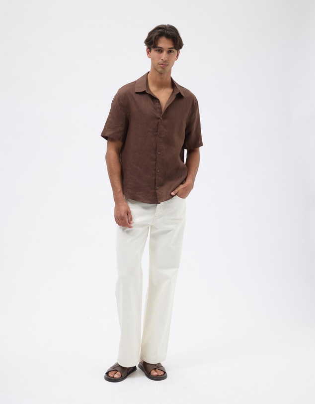 AERE - Euro Resort Linen SS Shirt