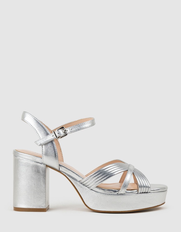 Edward Meller - RAYNE80 Strappy Crossover Platform Sandal