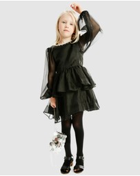 Bardot Junior - Wednesday Organza Trim Dress - Kids-Teens