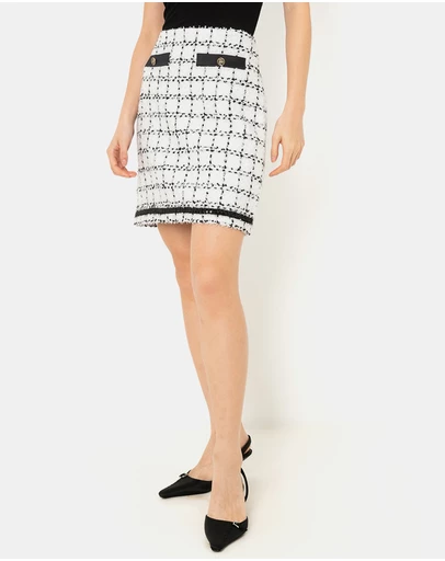 Karl Lagerfeld - Boucle Skirt