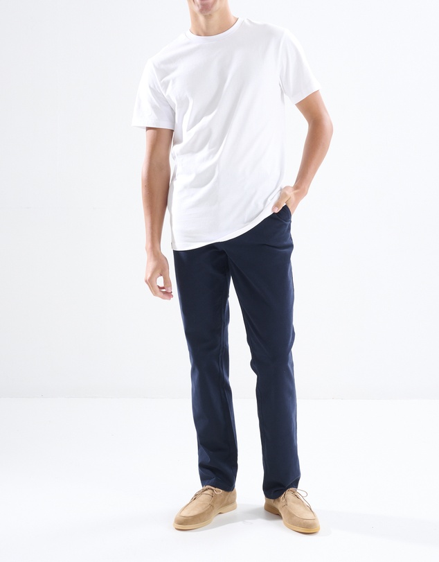 3 Wise Men - 3 Wise Men Tapered Fit Chino -  Navy