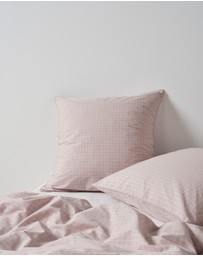 Linen House - Volley Check European Pillowcase