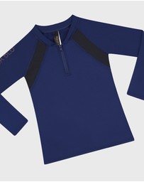 Aqua Blu Kids - Building Blocks Long Sleeve Rash Vest - Teens