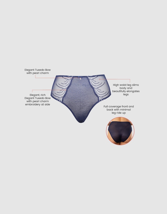 Parfait - Pearl French Cut High Waist Brief