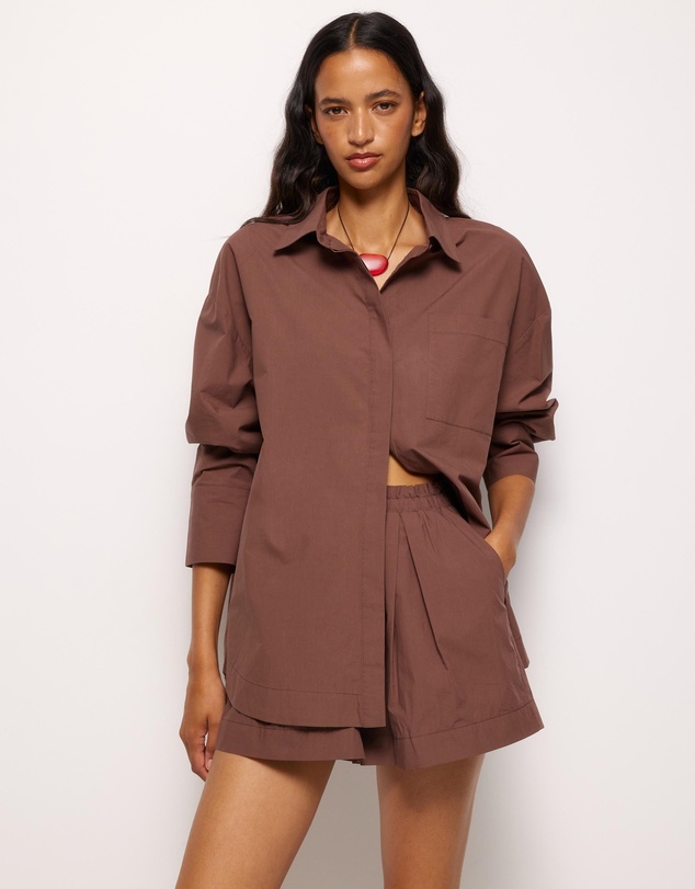 AERE - Della Cotton Oversized Shirt