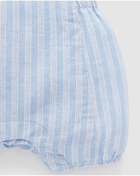 Purebaby - Short Leg Overall Set -Kids-Babies