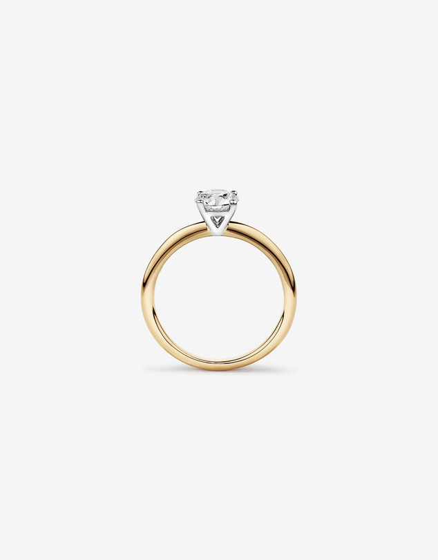 Michael Hill - 0.70 Carat TW Round Brilliant Laboratory-Grown Diamond Solitaire Engagement Ring in 14kt Yellow and White Gold