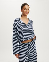 Cotton On Body - Super Soft Waffle Henley Top