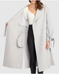 Belle & Bloom - Head Over Heels Collarless Robe Coat
