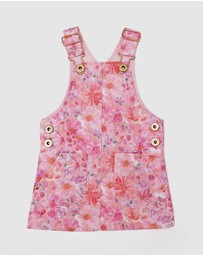 WITH LOVE FOR KIDS - Hazel Denim Pinafore Dress - Babies - Kids