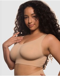 B Free Intimate Apparel - High Back Pull On Crop Top (C-D-DD-E-F-G-H) Cup
