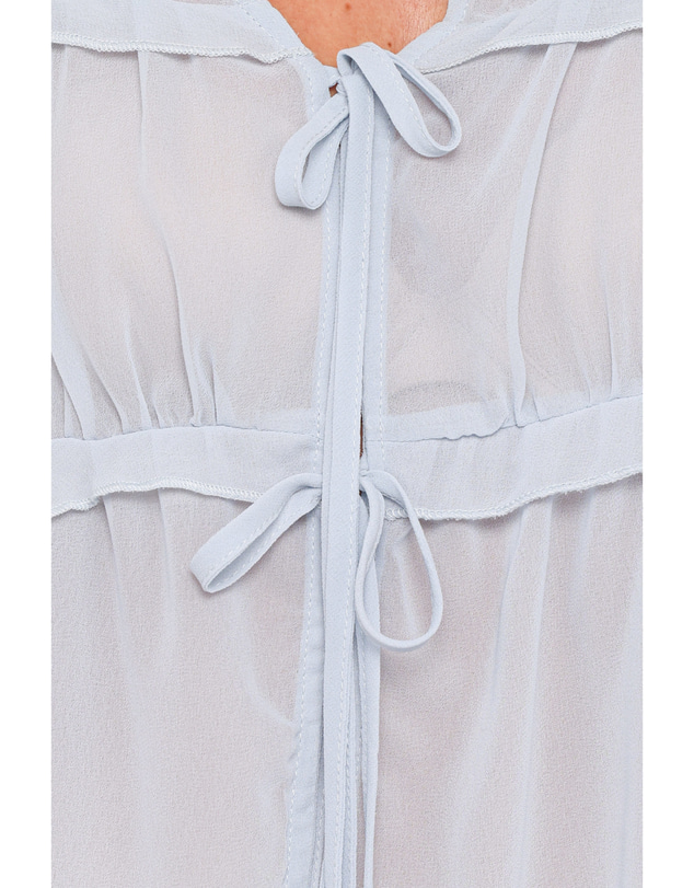 Petal & Pup - Chiaro Sheer Top - Light Blue