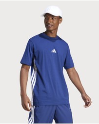 adidas Sportswear - Essentials 3-Stripes Single Jersey Tee Mens