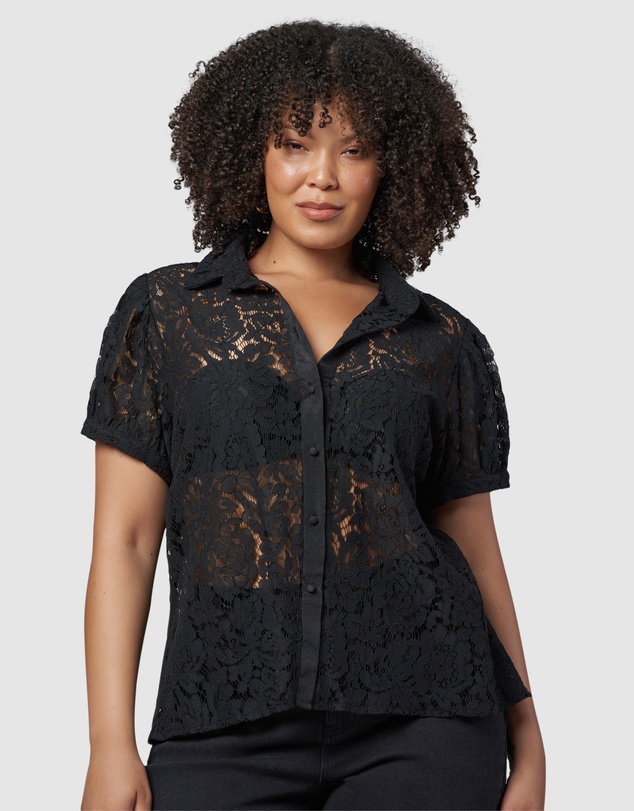 Sunday In The City - Love Lost Lace Shirt
