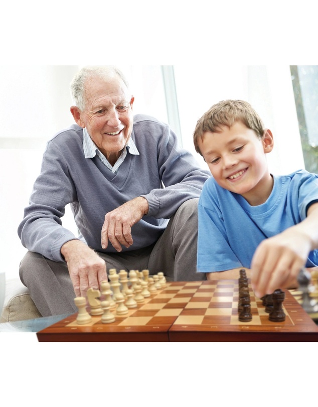 Ambassador - Folding Wood Chess Set