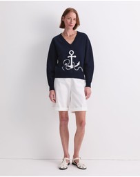 Sportscraft - Anchor Jacquard Sweater