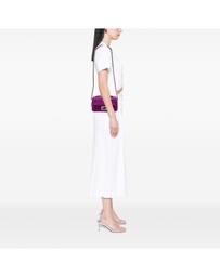 Pre-Loved by Azura Reborn - Pre-Loved Zucca Embossed Technical Fabric Chain Midi Baguette
