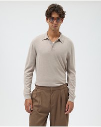 AERE - Merino Wool Knit Polo