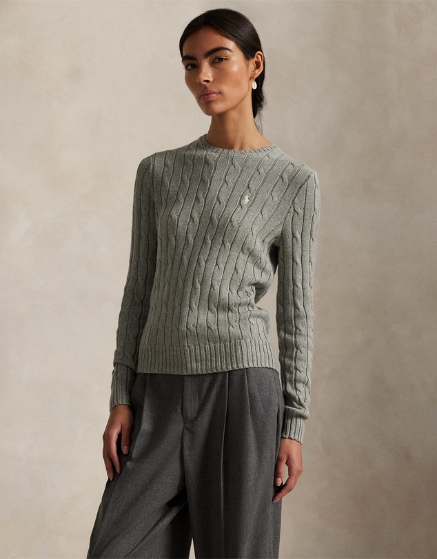 Polo Ralph Lauren - Cable-Knit Cotton Crewneck Sweater