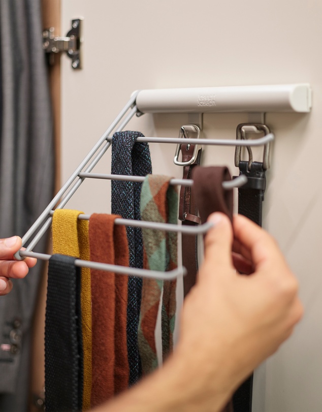 Joseph Joseph - Orderly™ Belt, Tie & Scarf Hanging Rail