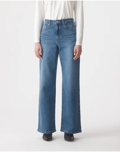 Outland Denim - Ellie High Wide Jean 32