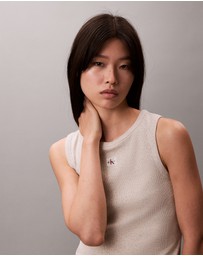 Calvin Klein Jeans - Cotton Stretch Ribbed Tank Top