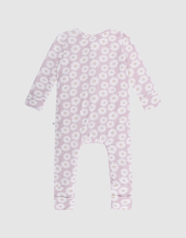 Kynd Baby - Day or Night Onesie in Lilac Daisy