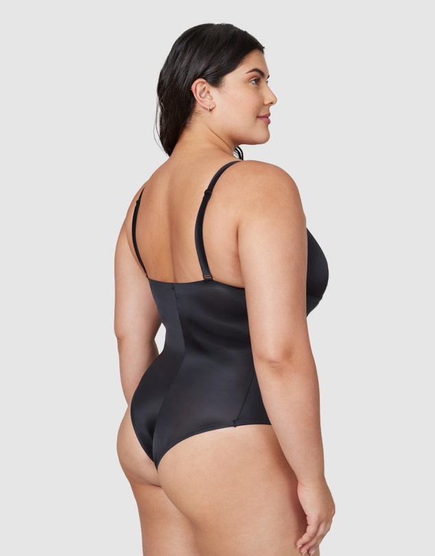 Spanx - Shaping Satin-Thong Bodysuit