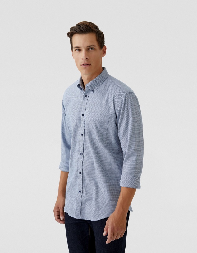 Oxford - Uxbridge Micro Houndstooth Shirt