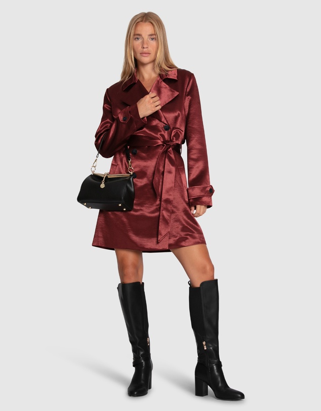 Belle & Bloom - Will You Stay Trench Dress