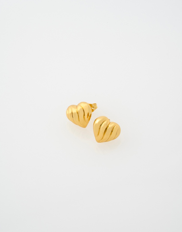 Ted Baker - ROSALIND: Ripple Heart Stud Earrings