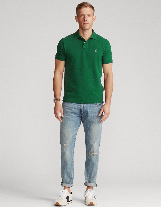 Polo Ralph Lauren - Custom Slim Fit Mesh Polo Shirt