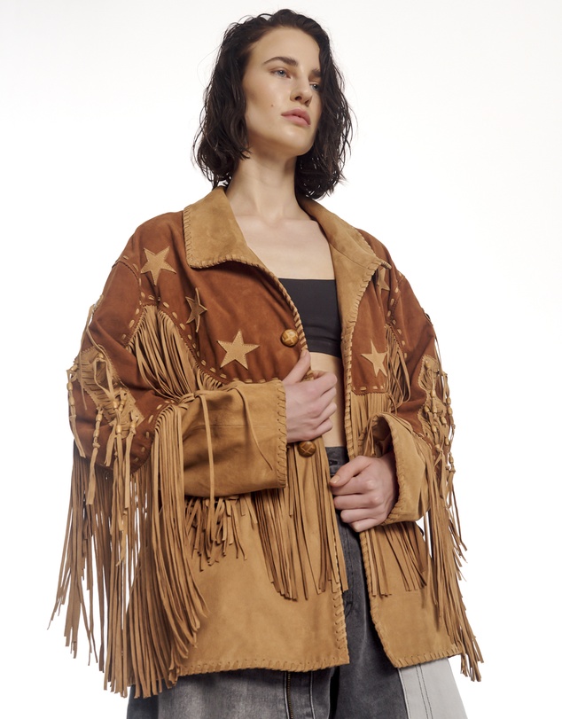 THE TALES - Portobello Road Fringed Suede Jacket