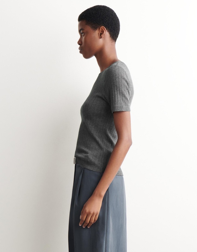 COS - Pointelle-Knit T-Shirt