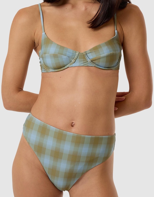 Thrills - Ansley 90s High Cut Bikini Bottoms