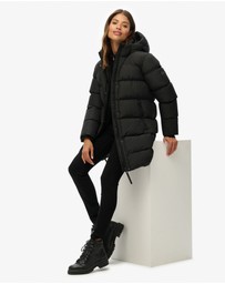 Superdry - Hooded Sports Puffer Mid Jacket