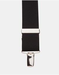 Buckle - Australian Made Plain Y Back Braces. 35mm width.