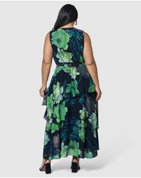 Pink Dusk by Curve Project - Wild Nights Maxi Dress