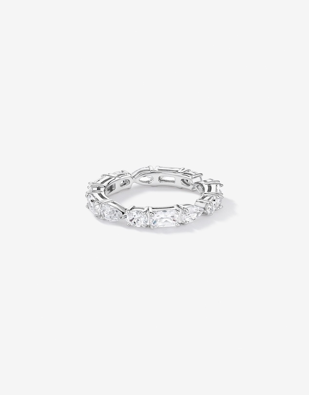 Michael Hill - Multi-Stone Cubic Zirconia Eternity Ring in Sterling Silver