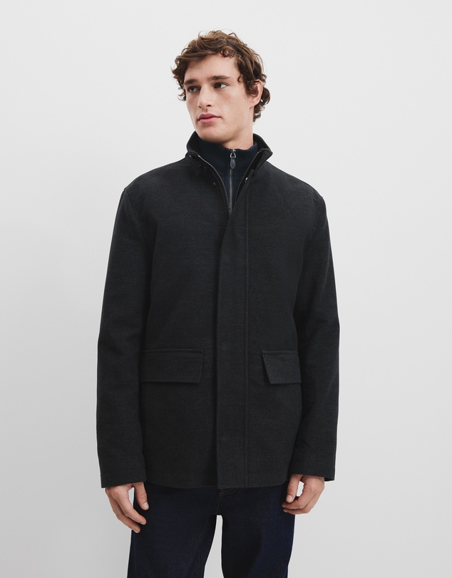 Country Road - Moleskin Funnel Neck Jacket