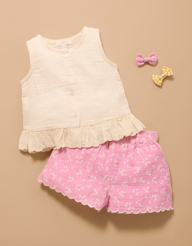 Purebaby - Floral Set-Kids-Babies