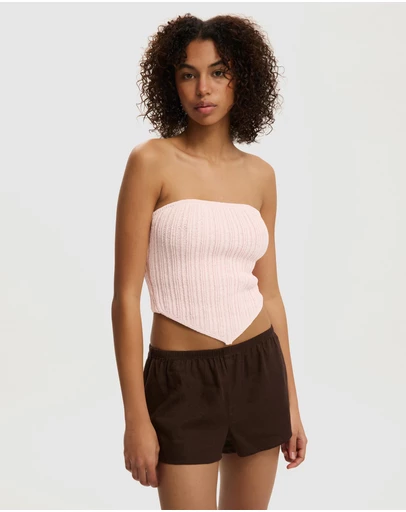 Cotton On - Textured Knit Bandeau