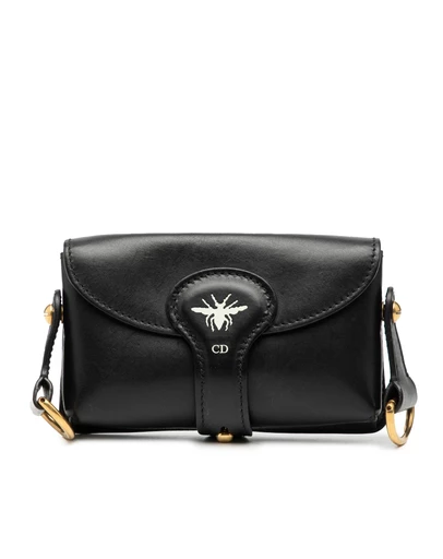 Pre-Loved by Azura Reborn - Pre-Loved Mini Leather D Bee Saddle Bag