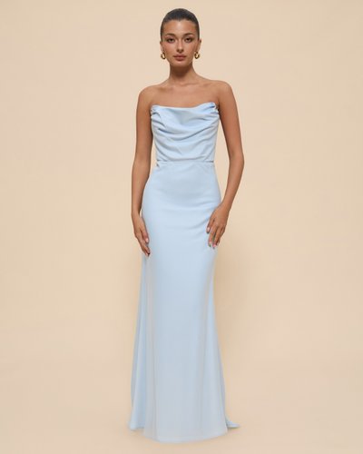 Jada Strapless Corset Maxi Dress