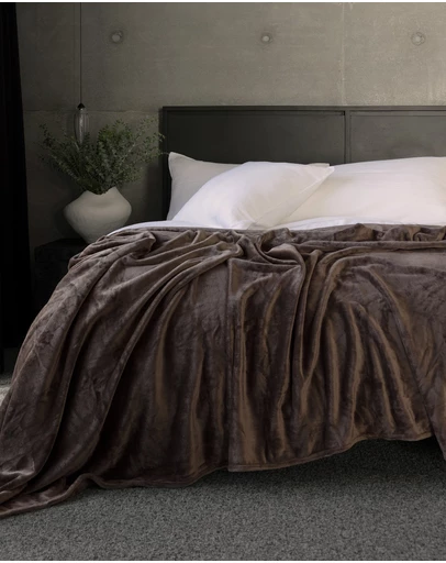 Bambury - Ultraplush Blanket Chocolate