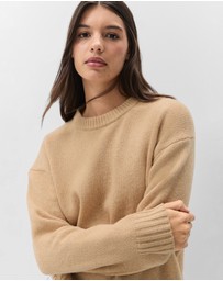 UNISON - Merino Wool Crew Neck Knit